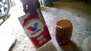 Промывка двигателя авео/Flushing aveo engine