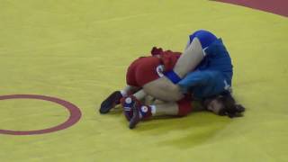 Чемпионат России по самбо 2017. Юлия Вицина vs Анастасия Поликарпова.