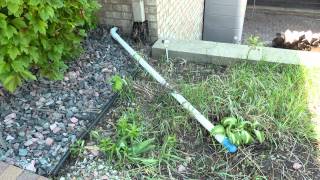 Buried Discharge for Basement Waterproofing