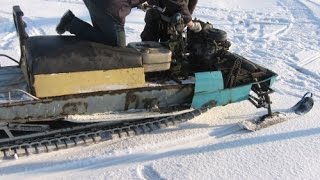 САМОДЕЛЬНЫЙ СНЕГОХОД+СВОИМИ РУКАМИ!
