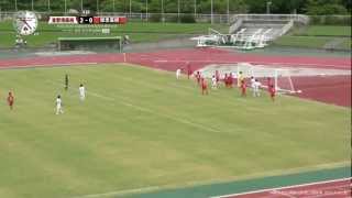 2012 沖縄県 高校総体 男子サッカー競技 準決勝戦第2試合 Men's U18