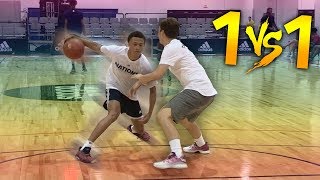 1 V 1 VS TOP HIGH SCHOOL #1 PG RJ HAMPTON (CRAZY HANDLES)