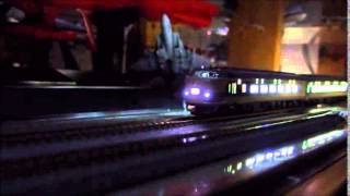 Nゲージ鉄道模型　KATO製583系　自作テープLED室内灯取り付け作業及び走行テスト
