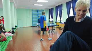 Чемпионат Омска по настольному теннису 2019.  Финал мужчины: Панькин — Рычков