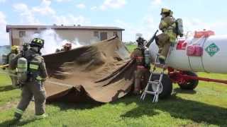 Firefighters train for ammonia emergencies