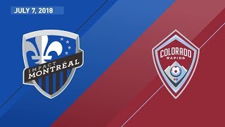 HIGHLIGHTS: Montreal Impact vs. Colorado Rapids | July 7, 2018