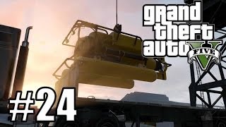 Прохождение Grand Theft Auto 5 (GTA V) - Крадем подлодку и военный вертолет! (№24) xbox 360