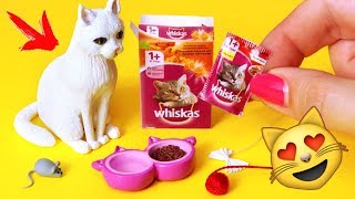 ? КОРМ Whiskas, МИСКА, ИГРУШКИ для МИНИ КОШКИ ? Вещи для КУКОЛ ? FIMO Мастер класс Анна Оськина