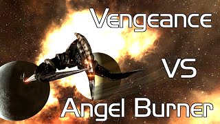 EVE Online Level 4 Angel Burner Mission using a Vengeance (Anomic Agent)