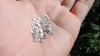 Перечистка серебра. Определение пробы серебра в контактах