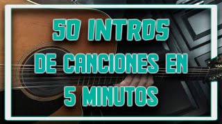 50 INTROS de Canciones EN 5 MINUTOS | Reto