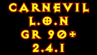 Diablo 3 WD LoN Carnevil Build GR90+ Patch 2.4.1