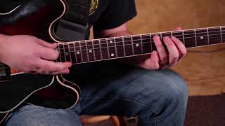 How to ACTUALLY USE double stops with a  Pentatonic Scale For Blues Soloing