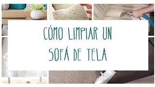 Cómo limpiar un sofá de tela muy sucio con bicarbonato