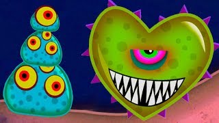 Приключения МОНСТРА СЛИЗНЯКА в городе Mutant blobs attack #4 #крутилкины