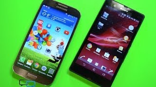 Обзор-сравнение Samsung Galaxy S4 и Sony Xperia Z (SGS4 vs SXZ)