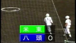 2003年夏　米子東・田本（筑波大）本塁打