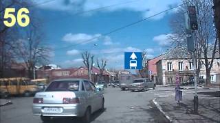 Проезд по полосе обществ-го транспорта.Владикавказ.