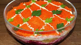 Девочки, это настоящий взрыв! Самый вкусный салат, ГОТОВЛЮ ЕГО ЕЩЕ С ДЕТСТВА!