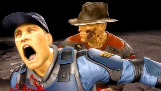 Mortal Kombat 9 - All Fatalities & X-Rays on Stryker Costume 2 4K Ultra HD Gameplay Mods