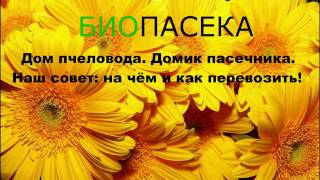 БИОПАСЕКА. Дом пчеловода. Домик пасечника. Наш совет: как и на чём перевозить. Выбор прицепа.