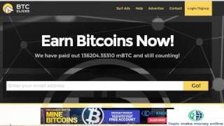 How to Earn Bitcoin FREE - BTC Click Ads Payment Proof earn Bitcoin free!!!