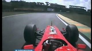 F1 Brazil 2001 Qualifying - Schumi Lap