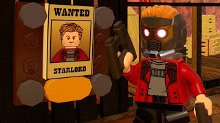 LEGO Marvel Super Heroes 2 Star-Lord Legendary Outlaw Character Showcase and Free Roam Gameplay