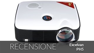 Recensione Excelvan PH5 proiettore home cinema budget