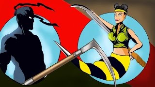 ТЕНЬ против ОСЫ Смертельная битва БОЙ С ТЕНЬЮ игра для Детей Shadow fight 2
