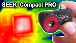 SEEK Compact PRO Thermal Camera for ELECTRONICS Repair REVIEW FLIR One android os