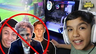 My 10 Year Old Little Brother Thinks He Is The Best Fortnite Player!