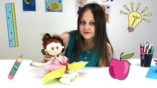 Кукла Фрося и Бабочка: поделки из бумаги