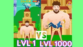 Buddy Toss Level 1 vs Level 1000