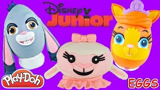 DISNEY JR. Characters Giant Play Doh Surprise Eggs