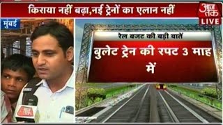 Prabhu Bharose Rail: Mumbaikars Disappointed with Rail Budget-2015
