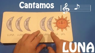 Cuentos para peques: Cantamos LUNA, Luna, luna, Sol. Cuento cantado de Antonio Rubio y Óscar Villán