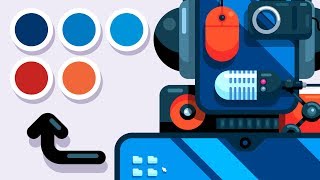 FIND AND REPLACE Color in Illustrator ( Change image Color with Magic Wand Tool & New Color Group )