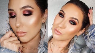Rose Gold & Purple Smokey Eye | Jaclyn Hill