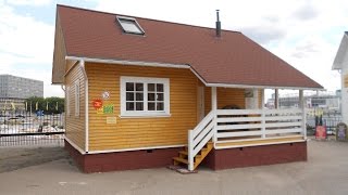 03. Саратов строительство под ключ - Баня клееный брус Ладога 6,0х8,0м
