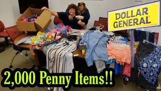The BIGGEST Penny Shopping Haul EVER from Dollar General