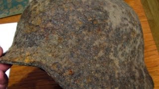 Как чистить немецкую каску. Часть 2