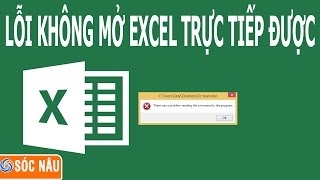 Không mở file excel trực tiếp được