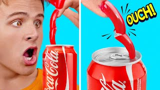 WEARING LONG ACRYLIC NAILS FOR 24 HOURS || Longest Nails Ever!! Funny Pranks by 123 GO! CHALLENGE