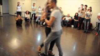 Domenico Cinisi e Sara Lopez - Workshop Kizomba (Bucarest)