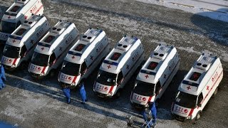 Воробьев вручил ключи от 40 новых машин «скорой»