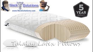 Latex Pillows - Natural Talalay Latex Pillow