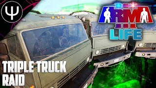 ARMA 3: Kamdan Life Mod — Triple Truck RAID!