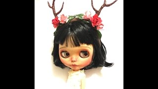 DIY: Antler Headband for Blythe doll