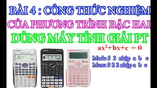 Công thức nghiệm thu gọn - sử dụng máy tính để giải phương trình bậc hai ( Toán 9 kì 2  )